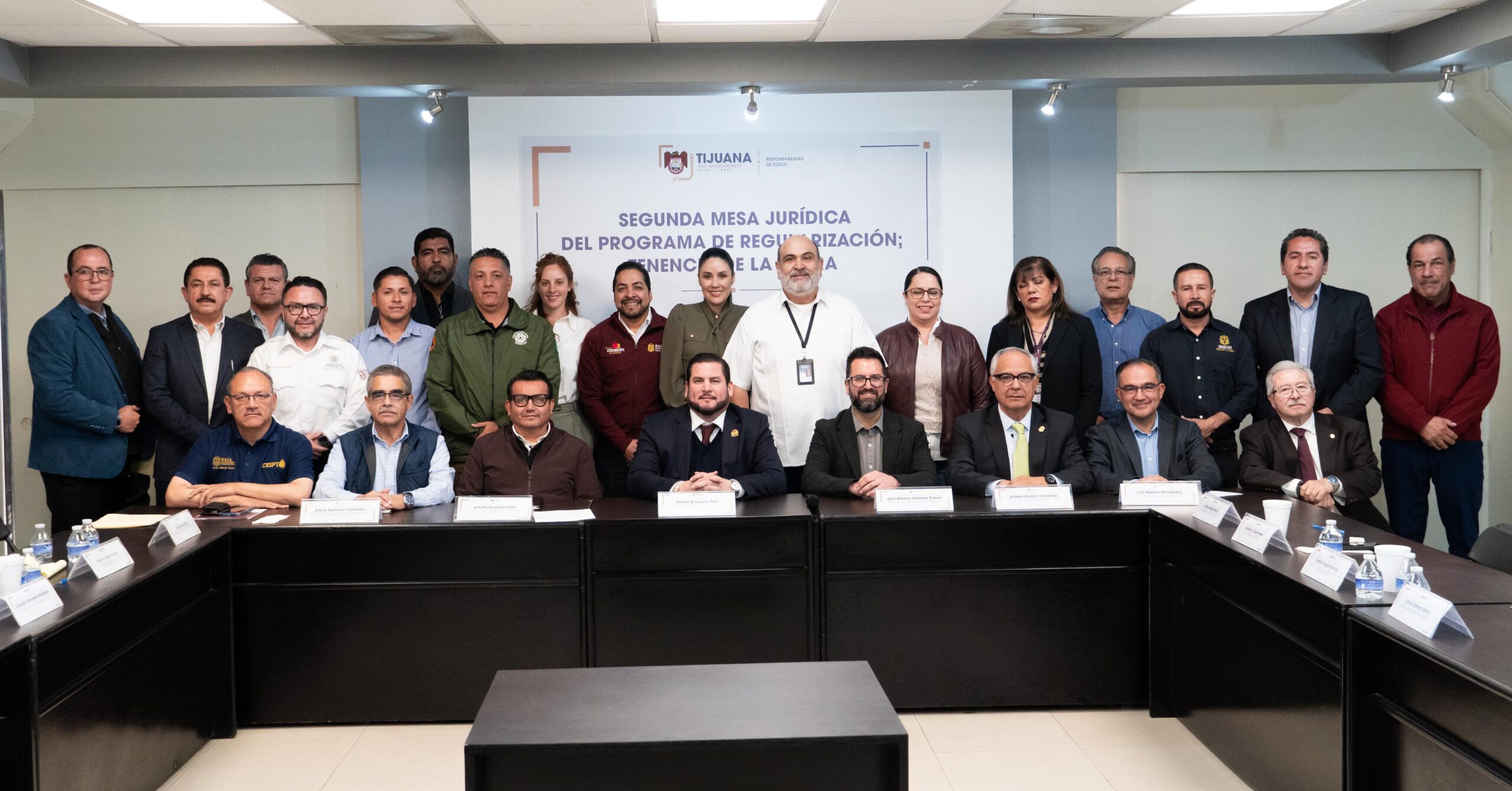 PARTICIPA GOBIERNO MUNICIPAL DE TIJUANA EN LA MESA JURÍDICA DEL PROGRAMA DE REGULARIZACIÓN Y TENENCIA DE LA TIERRA