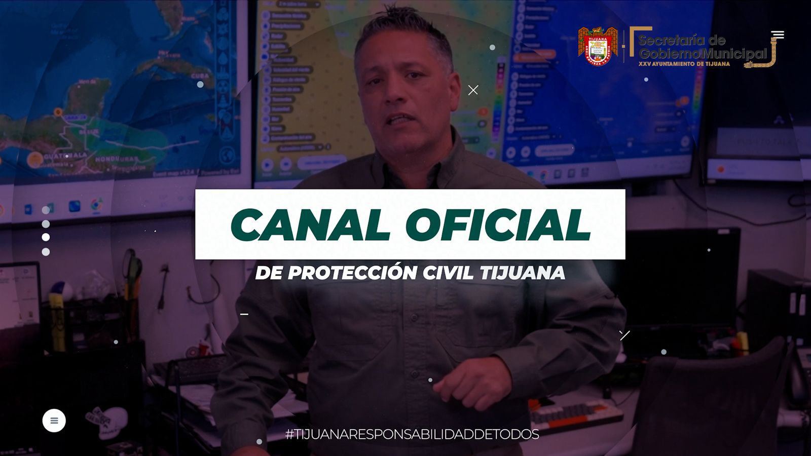 CUENTA DIRECCIÓN MUNICIPAL DE PROTECCIÓN CIVIL TIJUANA CON CANAL INFORMATIVO OFICIAL