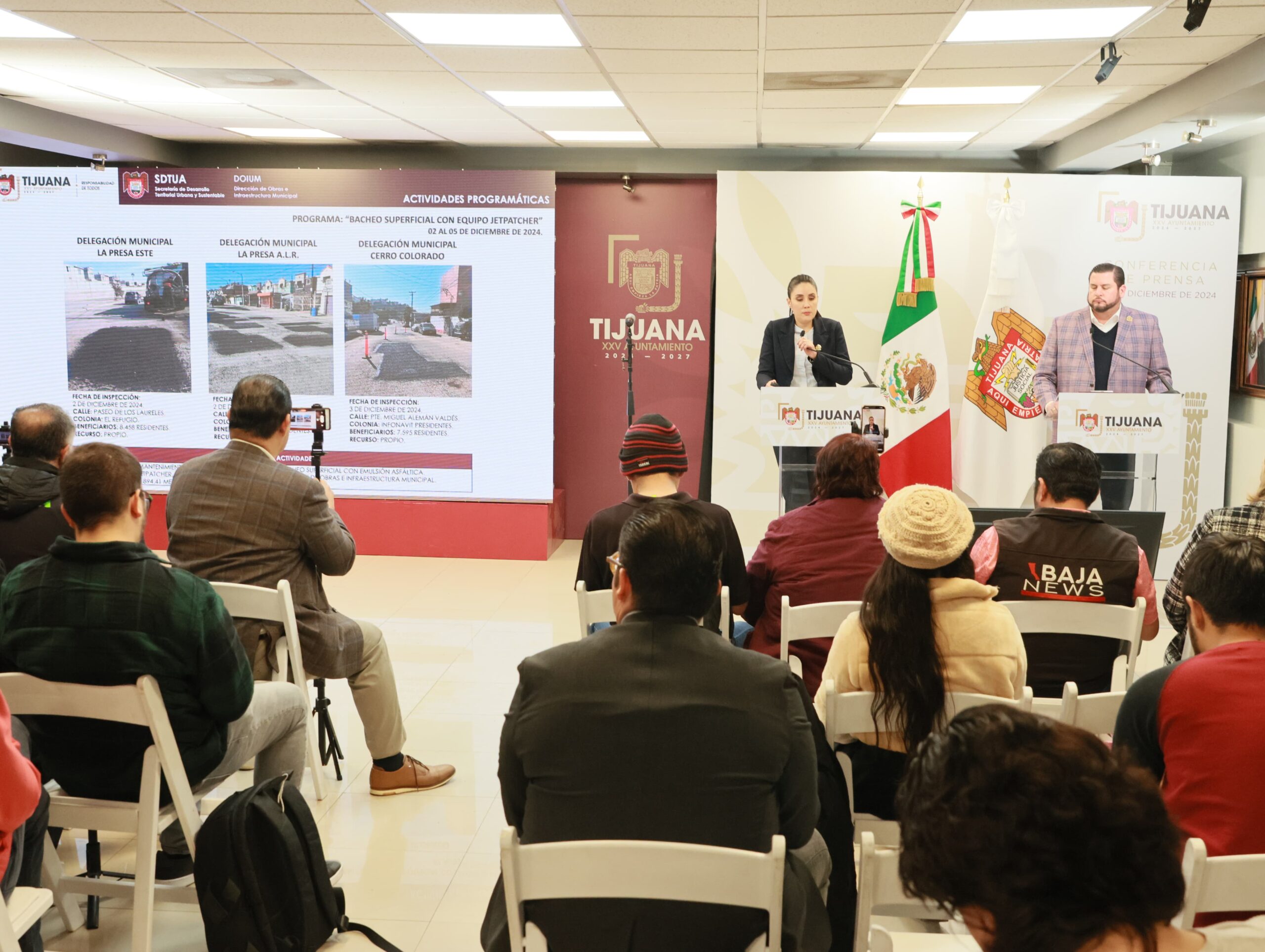 FORTALECE XXV AYUNTAMIENTO DE TIJUANA ACCIONES DE INFRAESTRUCTURA