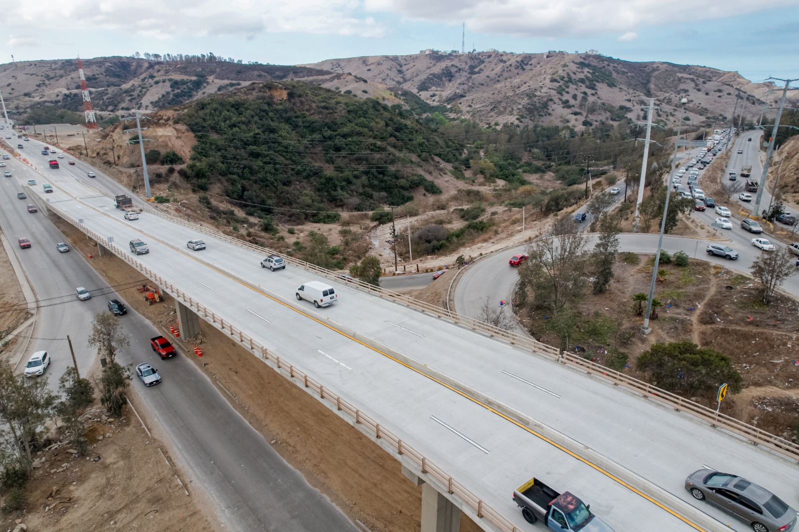 INAUGURA GOBERNADORA MARINA DEL PILAR NODO MORELOS PARA AGILIZAR LA MOVILIDAD DE MÁS DE 500 MIL TIJUANENSES DIARIAMENTE