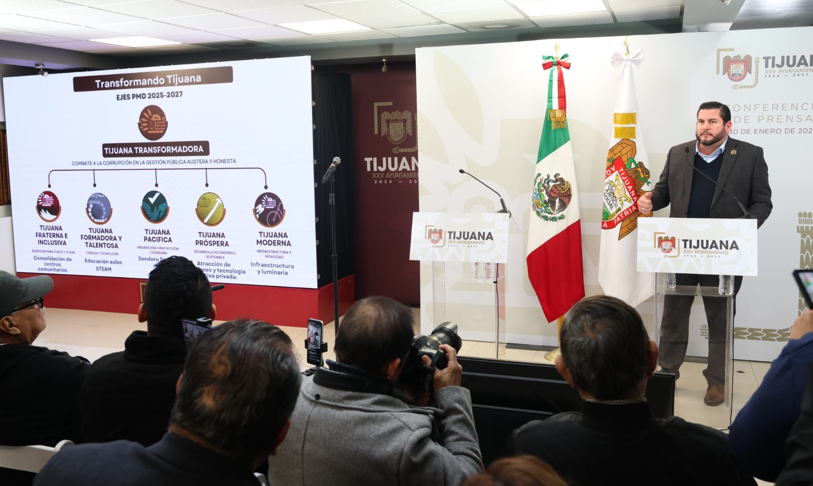 AVANZA XXV AYUNTAMIENTO HACIA LA TRANSFORMACIÓN DE TIJUANA CON EL PLAN MUNICIPAL DE DESARROLLO 2025-2027