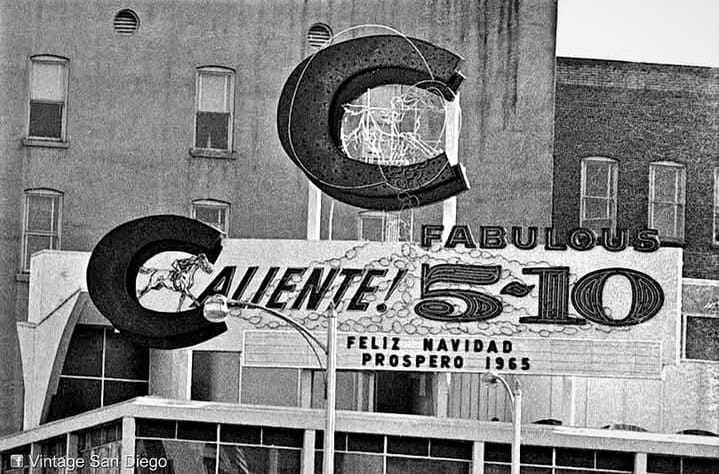 ERA EL AÑO 1965, ASÍ ANUNCIABA EL DESAPARECIDO HIPODROMO DE TIJUANA SU GRAN PREMIO 5 Y 10