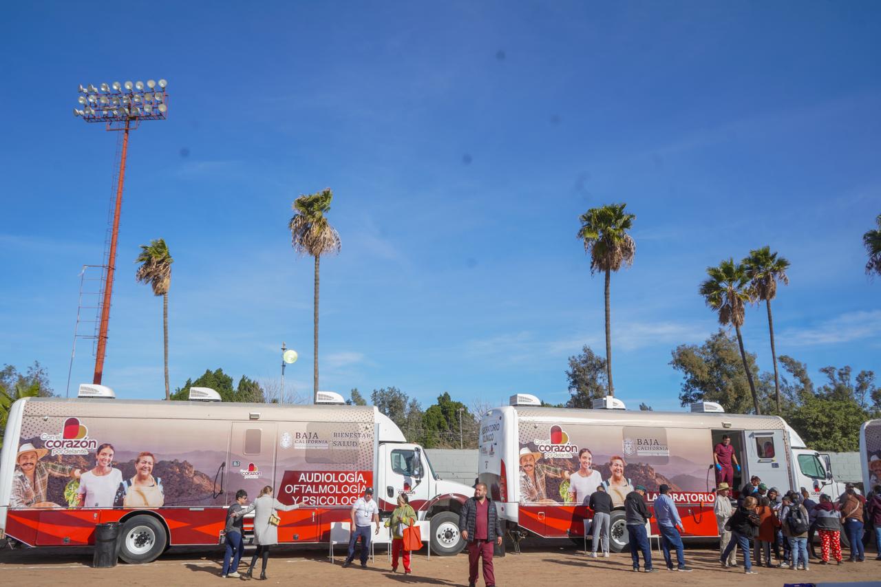 CENTROS DE SALUD MÓVILES ACUDEN AL VALLE DE MEXICALI, SAN QUINTÍN Y TIJUANA DEL 4 AL 8 DE FEBRERO