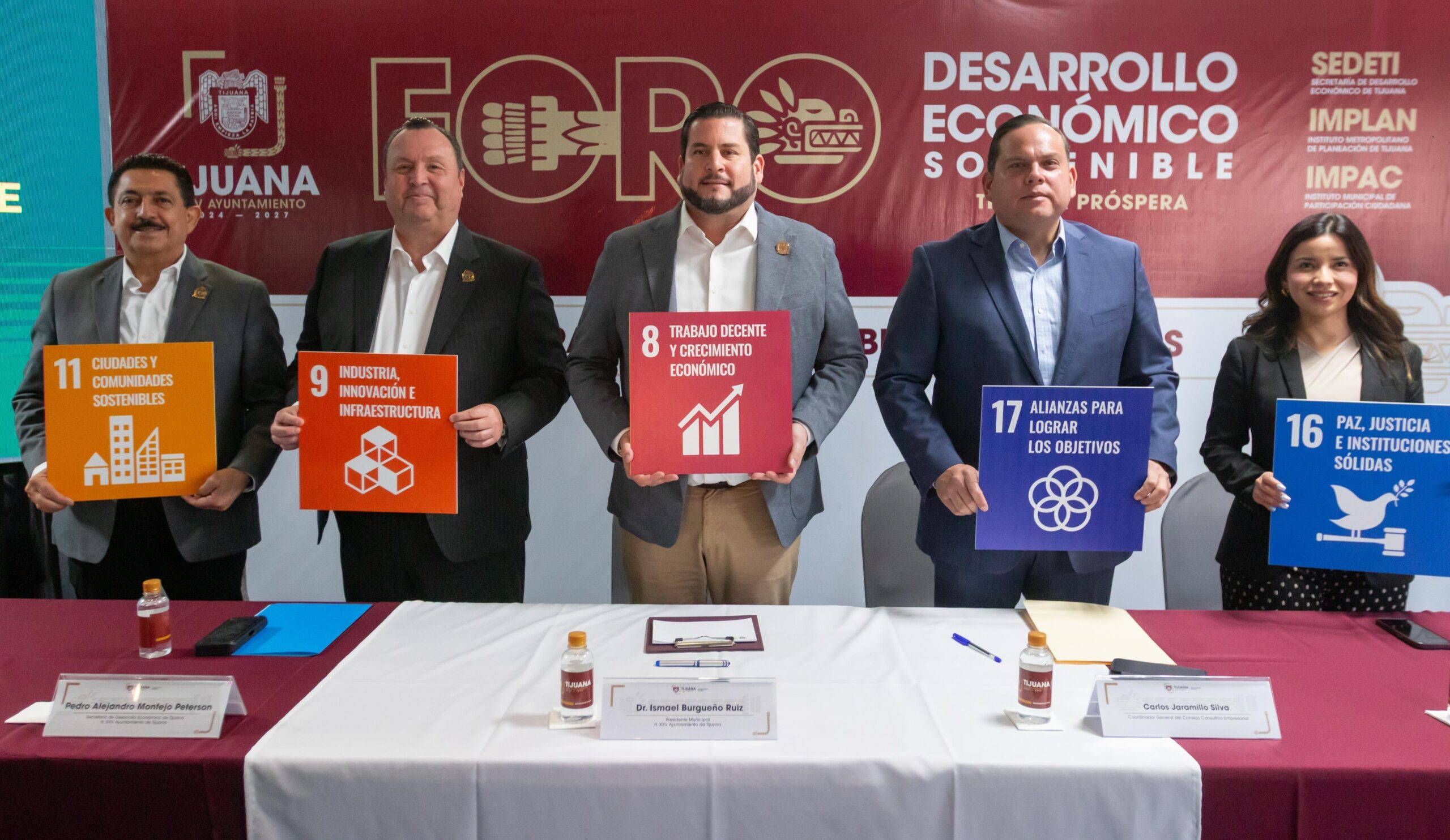 Preside Ismael Burgueño Foro ‘Desarrollo Económico Sostenible – Tijuana Próspera’