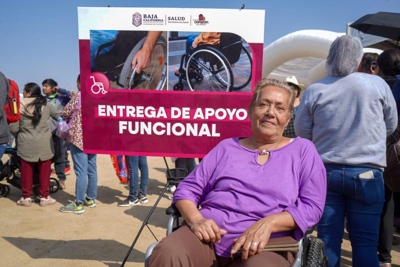 ENTREGAN 6 MIL APOYOS FUNCIONALES DE SALUD PARA LAS PERSONAS MÁS NECESITADAS