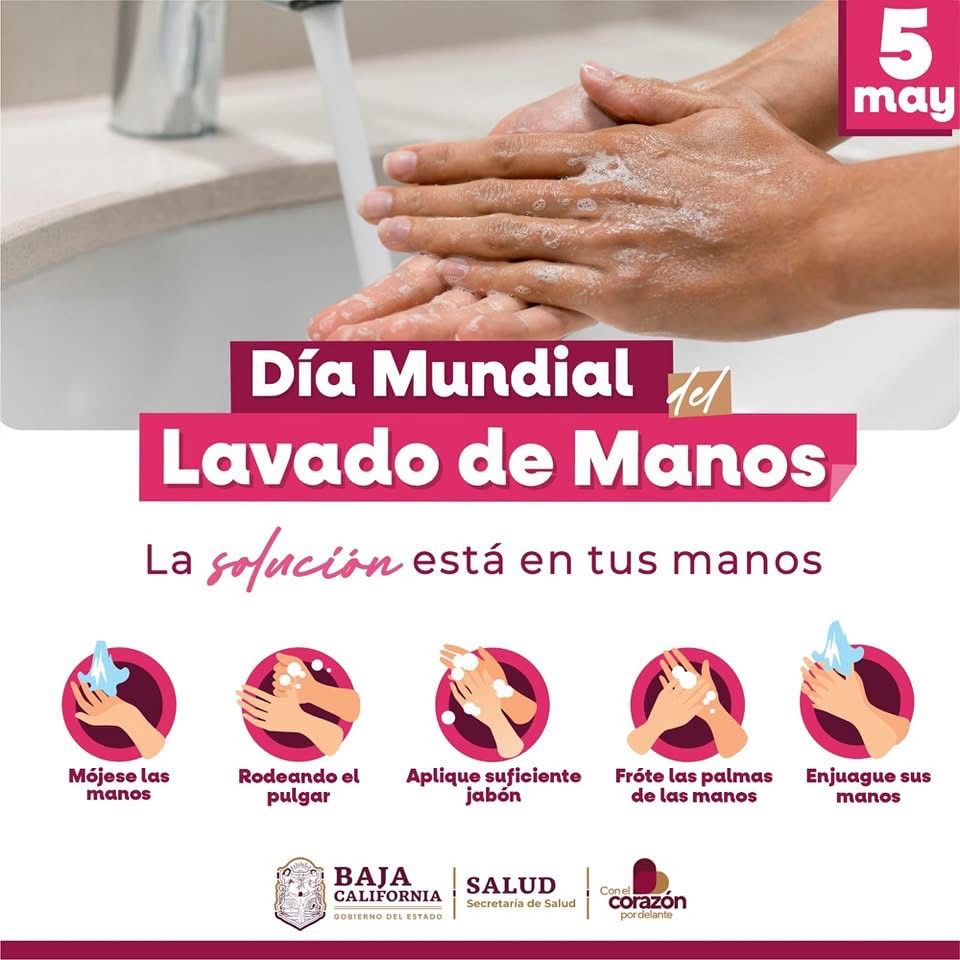 LLAMAN A LA POBLACIÓN A REFORZAR LA HIGIENE DE MANOS PARA PREVENIR ENFERMEDADES