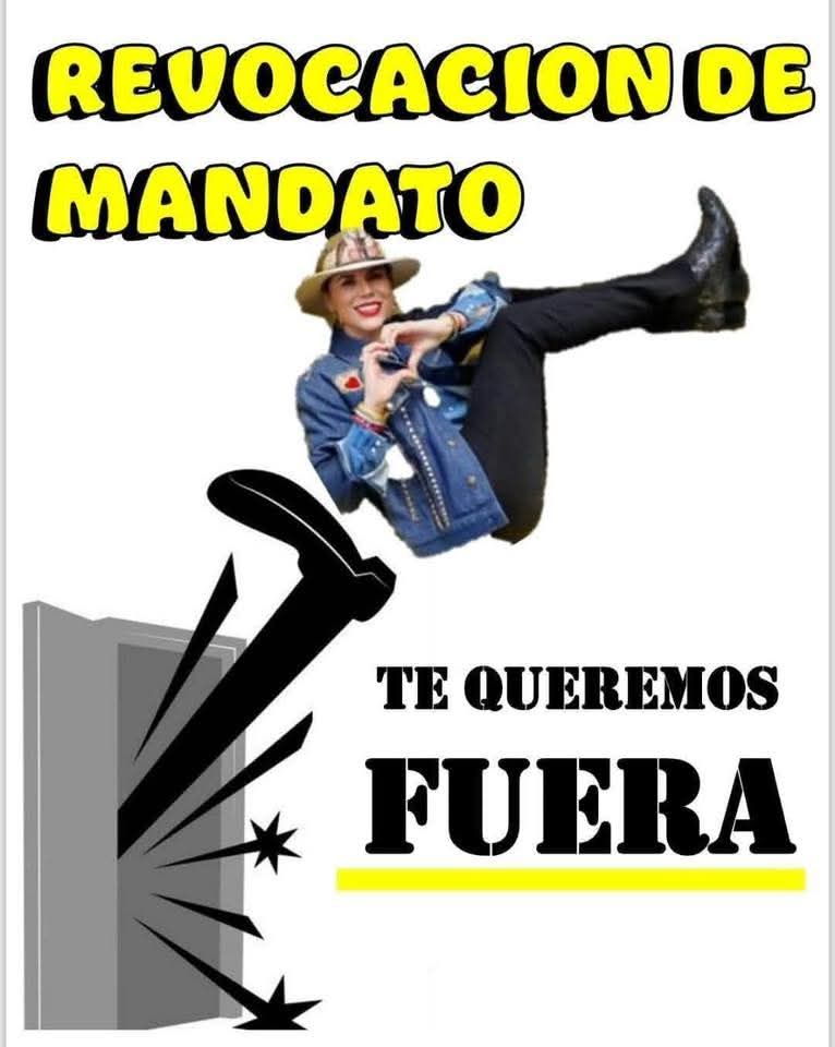 PRESENTAN MAÑANA DEMANDA DE AMPARO COLECTIVO, MILITANTES DE MORENA EXIGEN REVOCACIÓN DE MANDATO,¡FUERA MARINA DEL PILAR¡