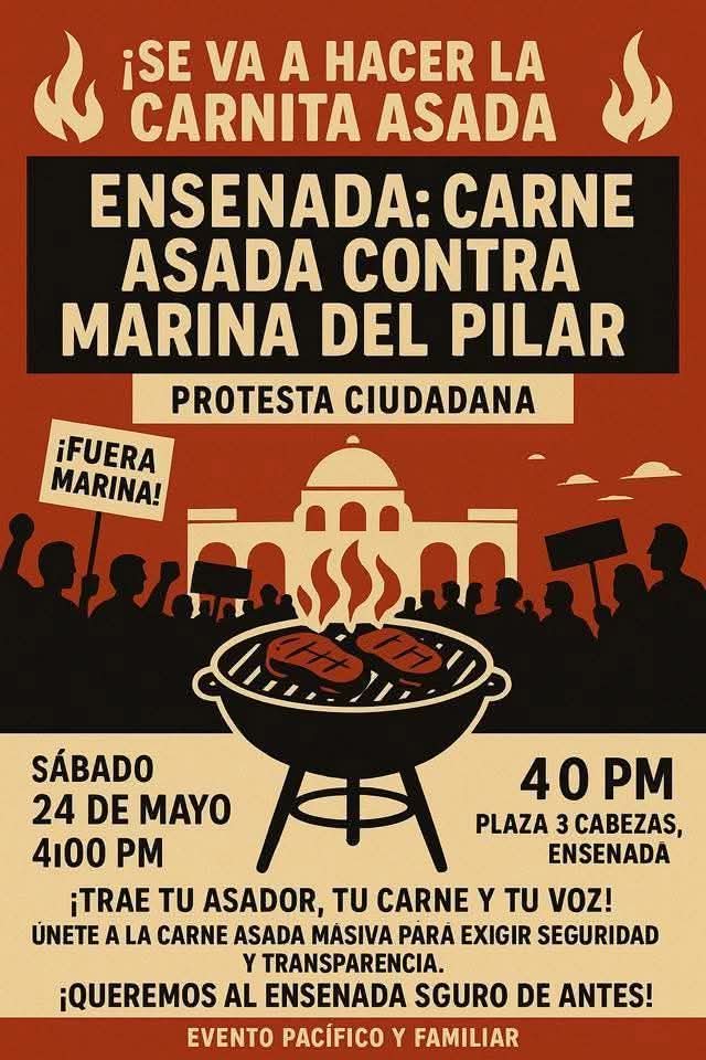 LA EXIGENCIA CIUDADANA PARA QUE MARINA DEL PILAR DEJE EL CARGO, CRECE, AHORA SE CONVOCA A MANIFESTACIONES EN TIJUANA, ENSENADA Y SAN QUINTÍN