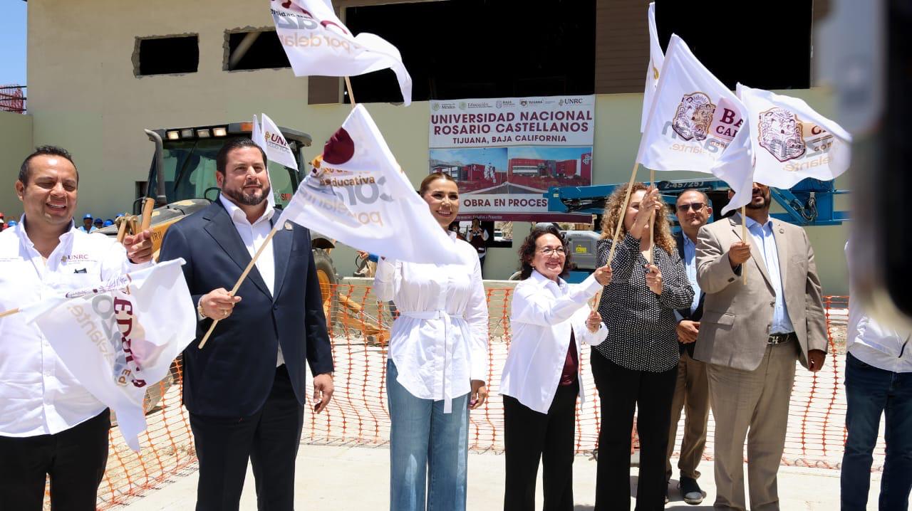 Atestigua Ismael Burgueño arranque de obra de la Universidad Nacional Rosario Castellanos en Tijuana