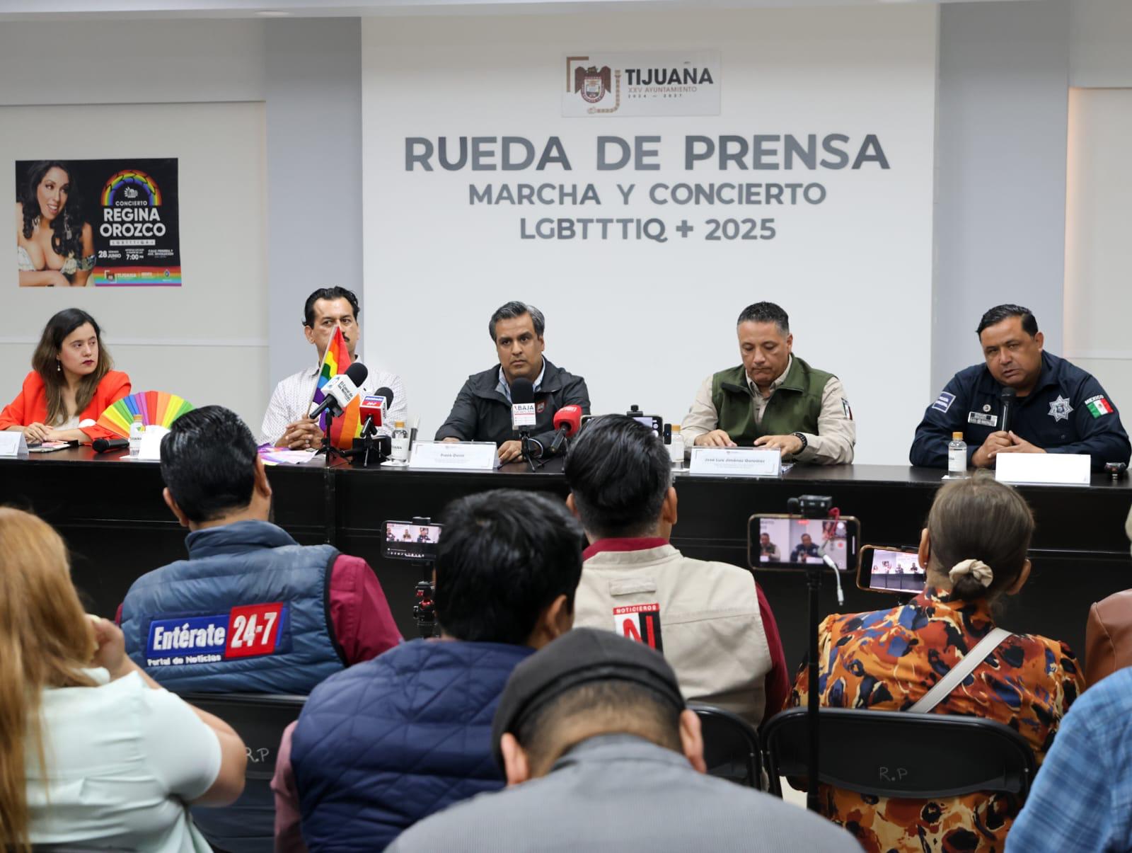 Anuncia XXV Ayuntamiento de Tijuana concierto conmemorativo al mes del orgullo LGBTTTIQA+ con Regina Orozco