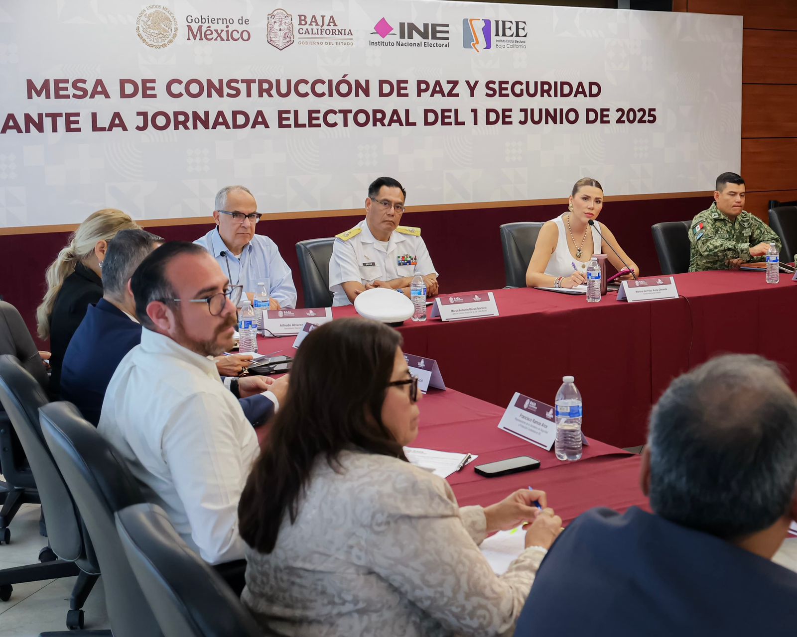 AUTORIDADES DE LOS TRES NIVELES VIGILAN JORNADA ELECTORAL EN BAJA CALIFORNIA: GOBERNADORA MARINA DEL PILAR