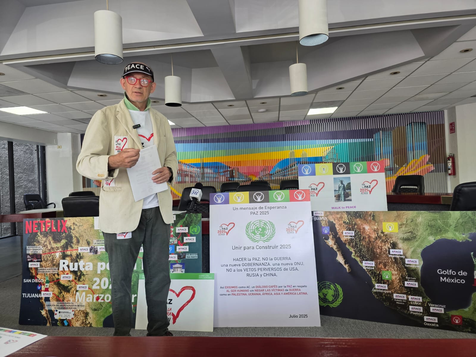 Reiniciarán Ruta de la Paz hacia la ONU