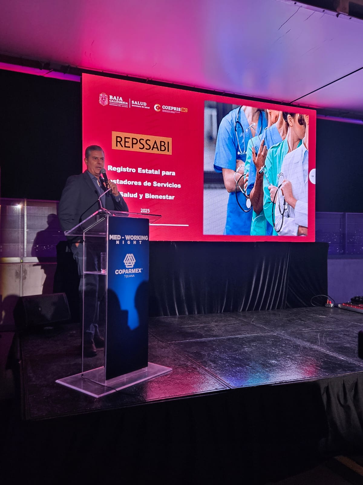 SE PRESENTA EL REGISTRO ESTATAL PARA PRESTADORES DE SERVICIOS DE SALUD EN EL MED WORKING DE COPARMEX