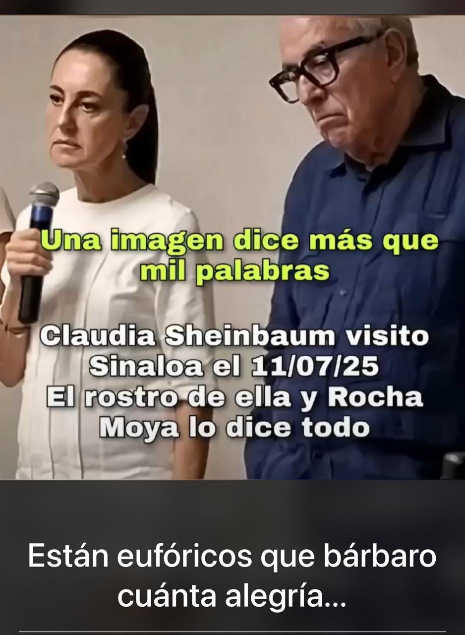LA GIRA DE LA ALEGRIA REALIZADA POR CLAUDIA SHEINBAUM EN SINALOA, EL LENGUAJE CORPORAL DICE MUCHO