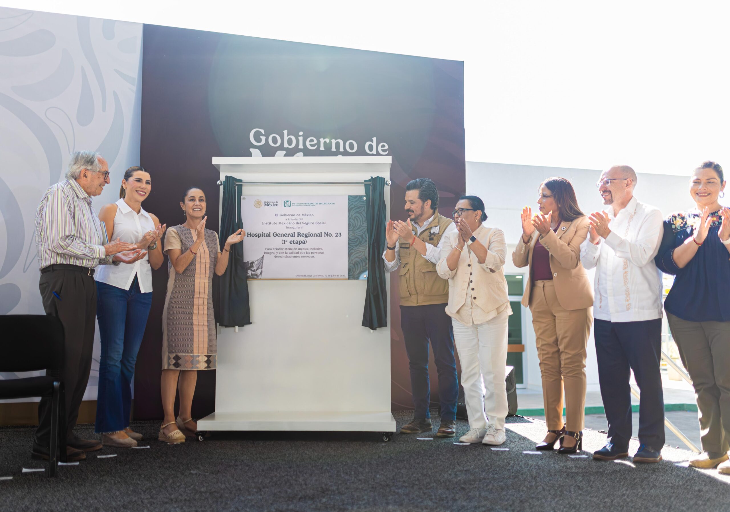 LA PRESIDENTA CLAUDIA SHEINBAUM INAUGURÓ EL NUEVO HOSPITAL DEL IMSS, DARÁ ATENCIÓN A 318 MIL DERECHOHABIENTES EN ENSENADA