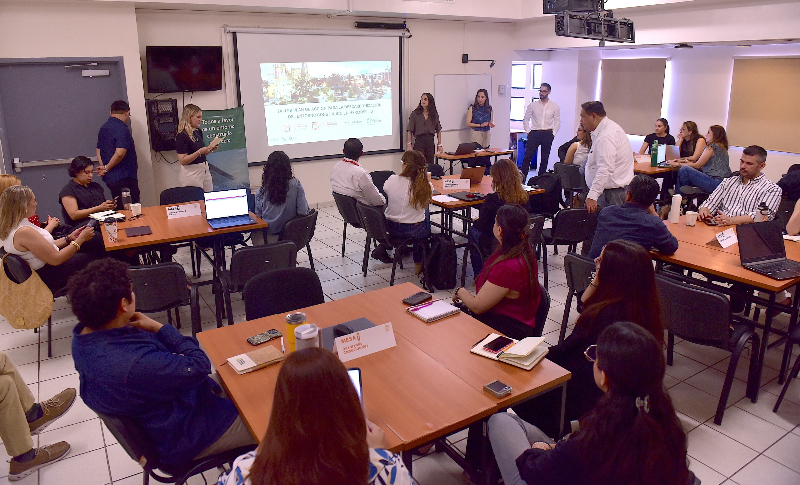 Participa Gobierno de Hermosillo en taller a favor de acciones para combatir el cambio climático