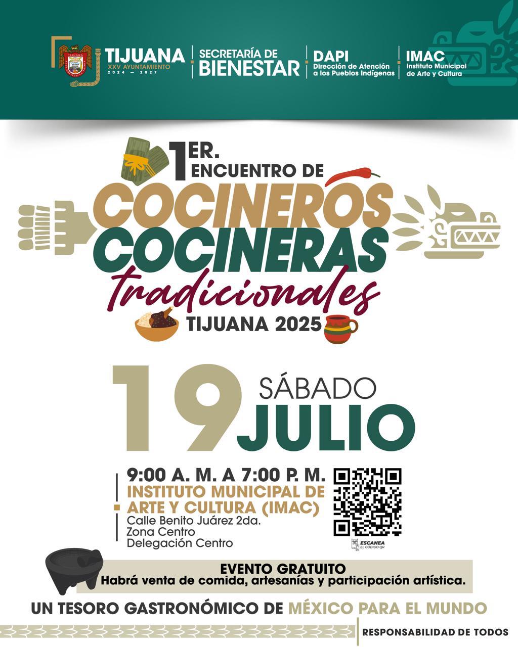 Realizará Gobierno Municipal Encuentro de Cocineros y Cocineras Tradicionales Indígenas