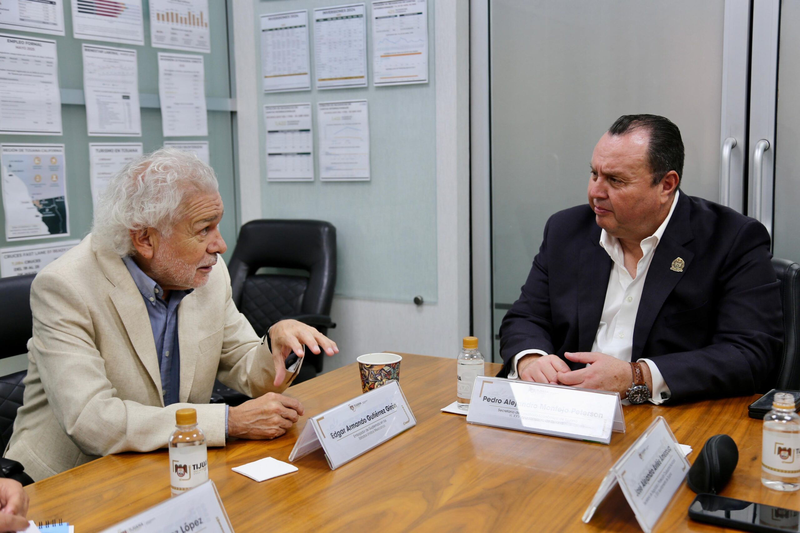 Recibe Gobierno Municipal de Tijuana al embajador de Guatemala en México