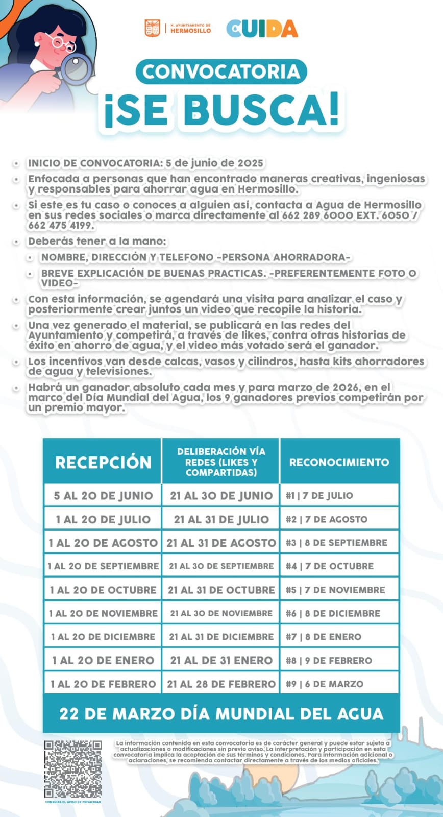 Concluye con éxito la segunda etapa de la convocatoria “Se Busca”, organizada por Agua de Hermosillo