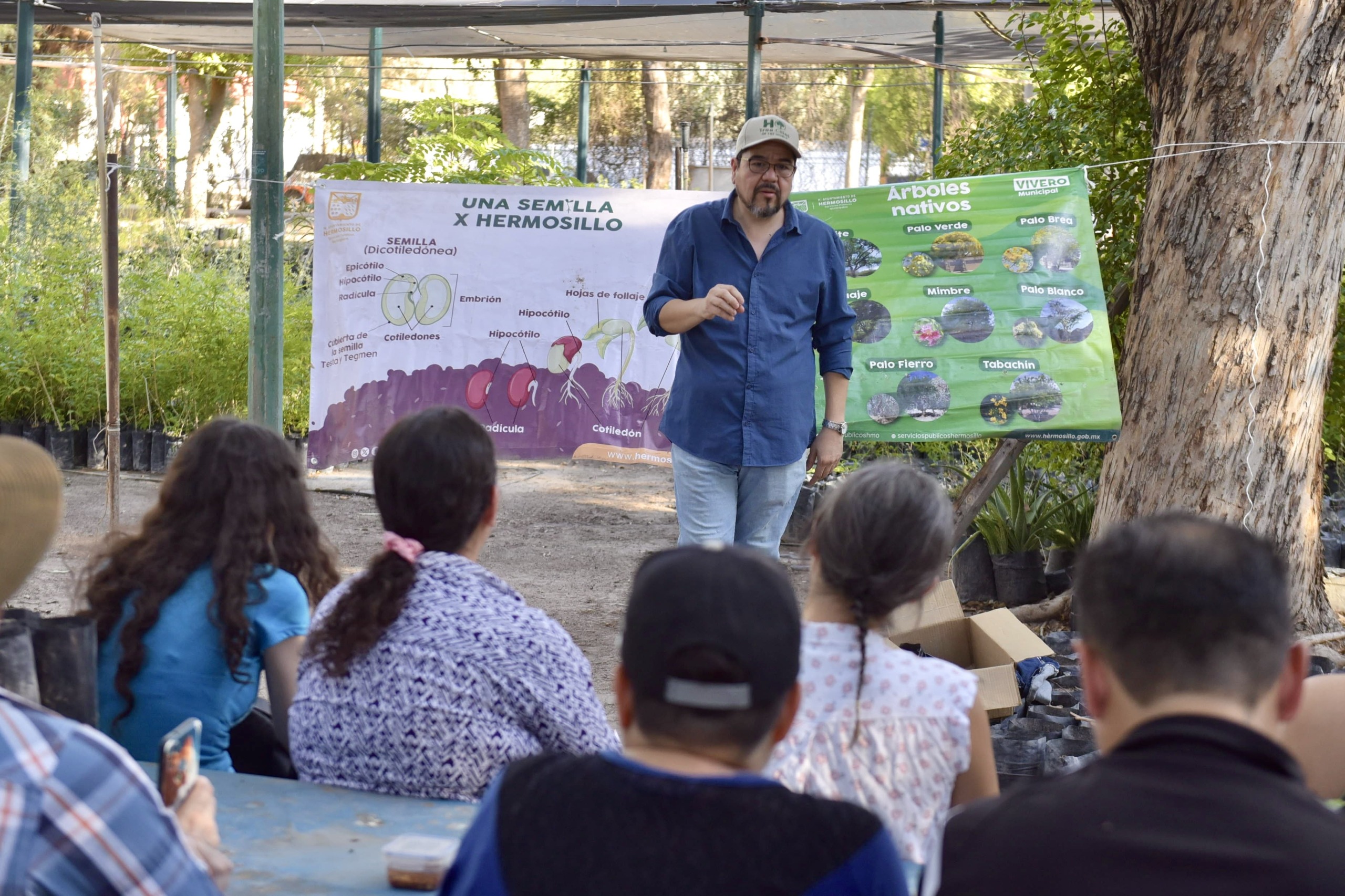 Imparten en Vivero Municipal Taller de Germinación a las y los hermosillenses