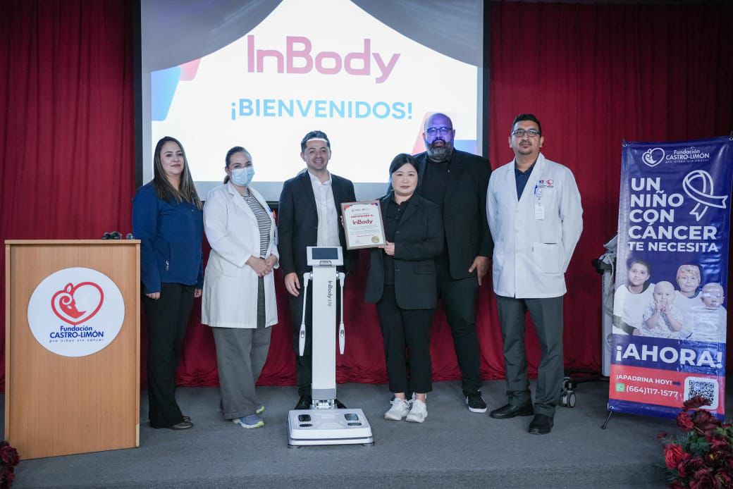 DONA INBODY ANALIZADOR DE COMPOSICION CORPORAL A FUNDACIÓN CASTRO-LIMÓN PARA FORTALECER ATENCIÓN DE NIÑAS, NIÑOS Y ADOLESCENTES CON CÁNCER