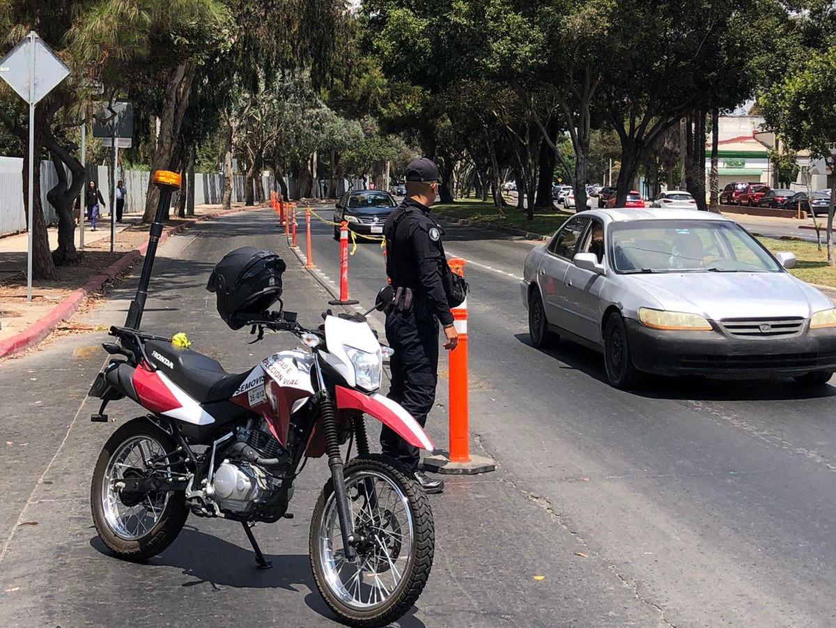 Implementa Gobierno Municipal operativo para agilizar el flujo vehicular en bulevar Padre Kino