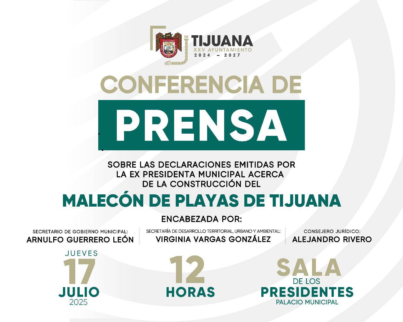 AGENDA DEL AYUNTAMIENTO DE TIJUANA
