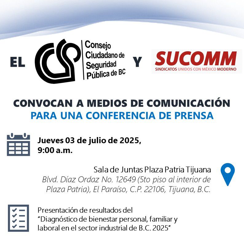 RUEDA DE PRENSA DEL CONSEJO CIUDADANO DE SEGURIDAD,QUE PRESIDE ROBERTO QUIJANO