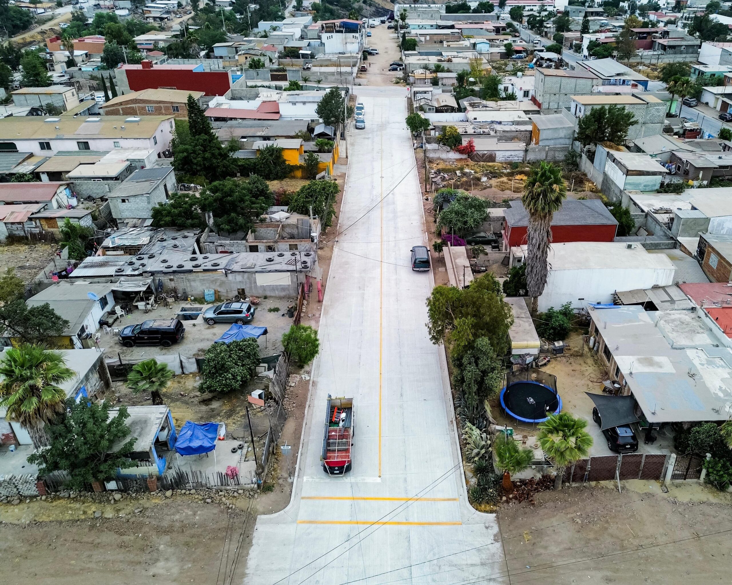 REFUERZA MARINA DEL PILAR, EN TIJUANA CON MÁS CALLES PAVIMENTADAS Y REDES DE AGUA