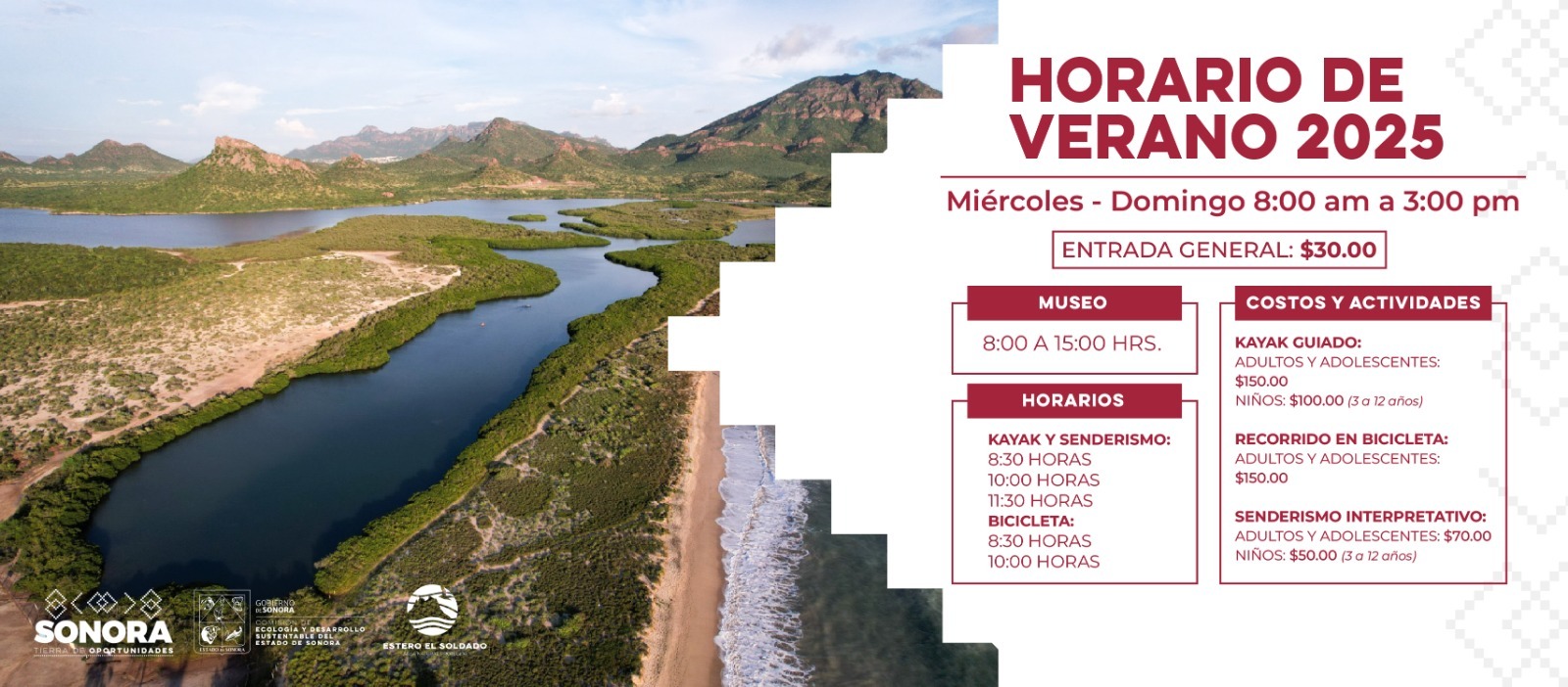 Invita Gobierno de Sonora a disfrutar del Estero El Soldado durante el verano 2025