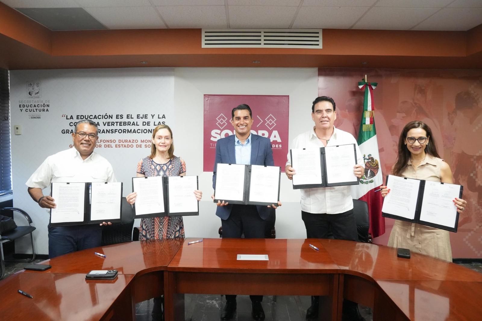 Formalizan Gobierno de Sonora y Fundación Alberto Baillères alianza a favor de la educación: SEC