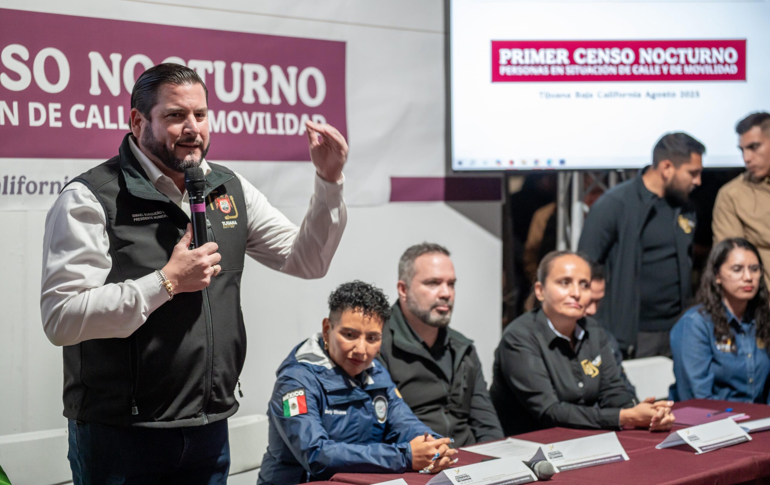 Participa Ismael Burgueño en primer censo nocturno de personas en situación de calle y de movilidad en Tijuana