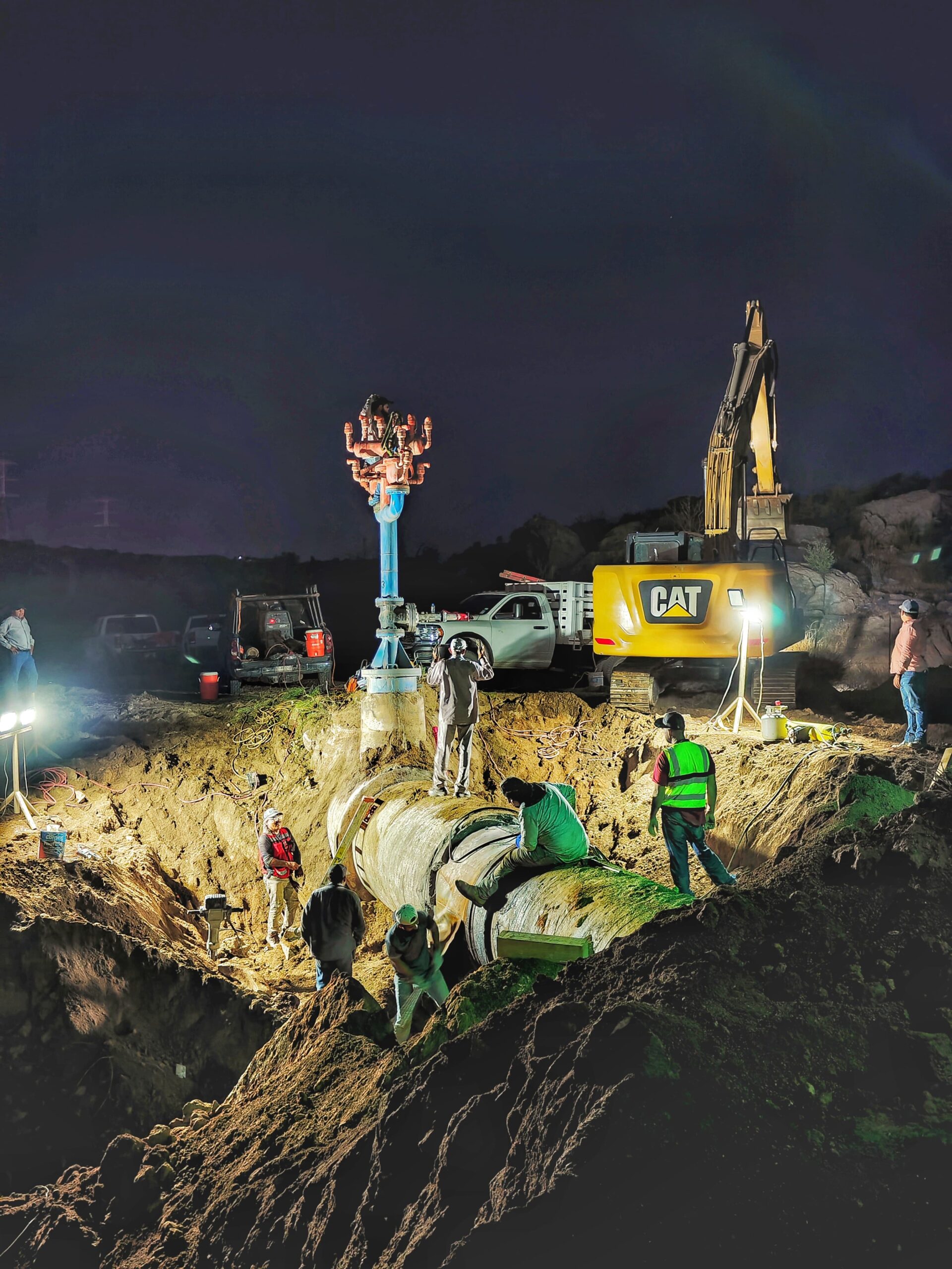 CONCLUYEN TRABAJOS DE REPARACIÓN EN ACUEDUCTO