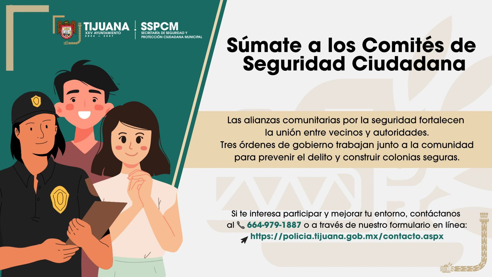 Fortalecen Comités de Seguridad Ciudadana la participación comunitaria y la prevención del delito