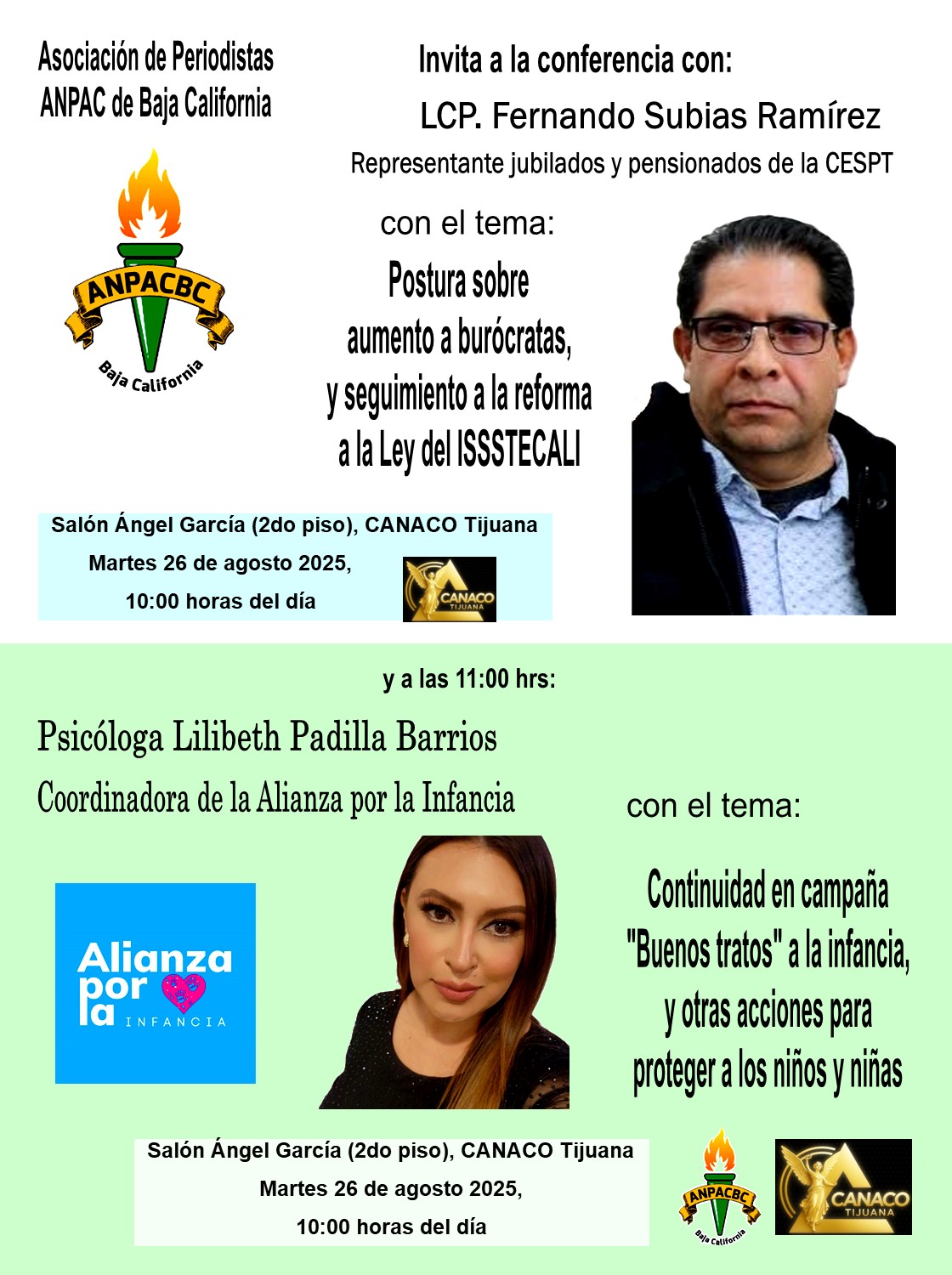 EL FORO SEMANAL DE LA ASOCIACIÓN DE PERIODISTAS ANPAC DA CONTINUIDAD A LA REFORMA A LA LEY DEL ISSSTECALI