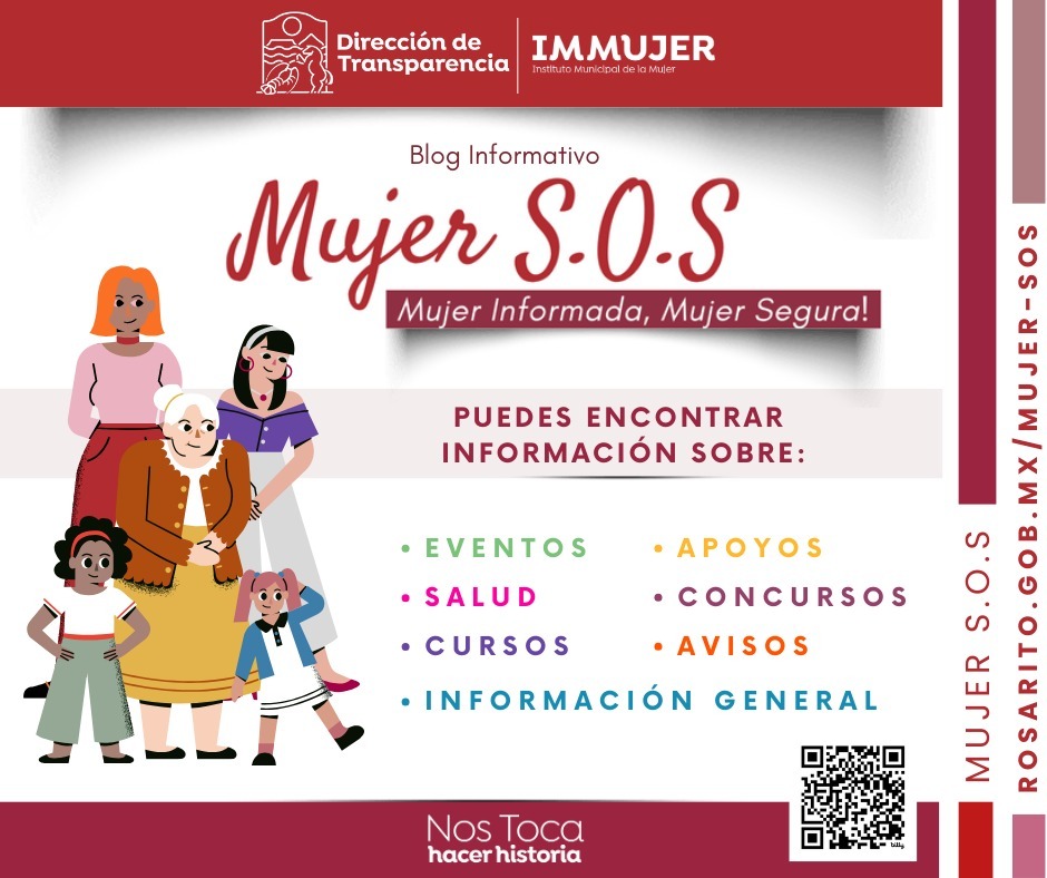 Gobierno de Rocio Adame impulsa el ¨Blog Informativo Mujer S.O.S¨ para fortalecer el acceso a información de interés para las rosaritenses