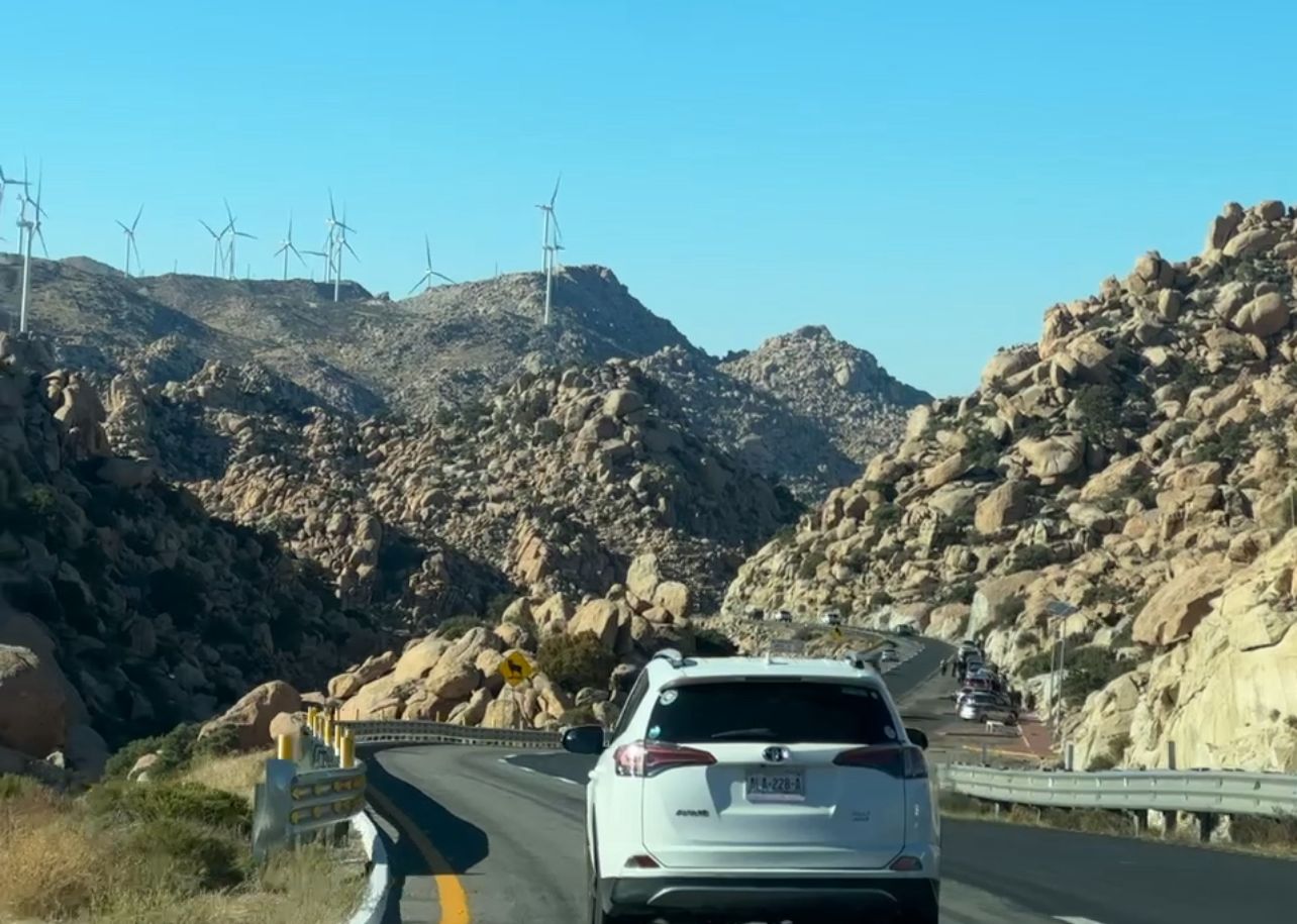Incendio en La Rumorosa provoca cierre de carreteras y alerta ambiental