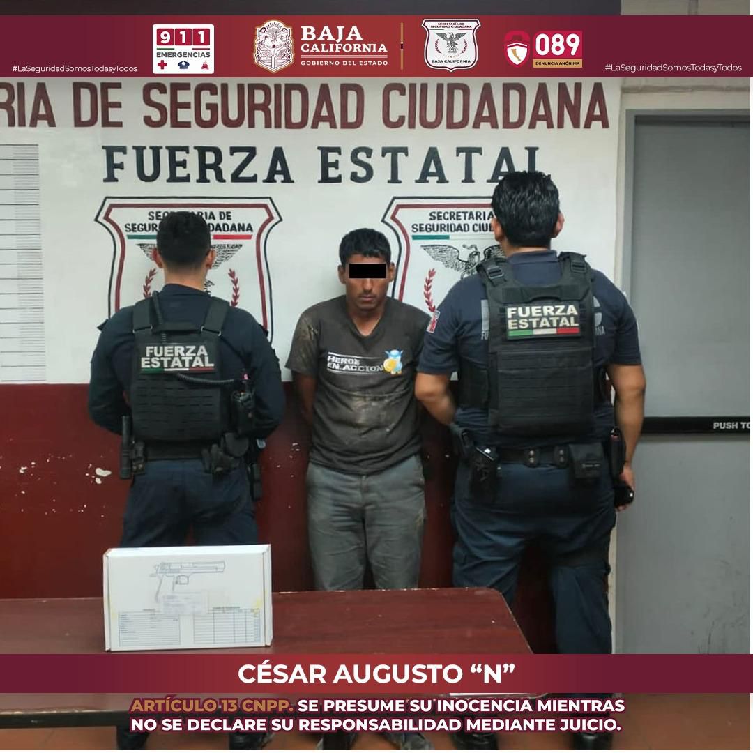OPORTUNA INTERVENCIÓN DE ESCUADRÓN VIOLETA PONE A SALVO A VÍCTIMA DE VIOLENCIA FAMILIAR EN MEXICALI