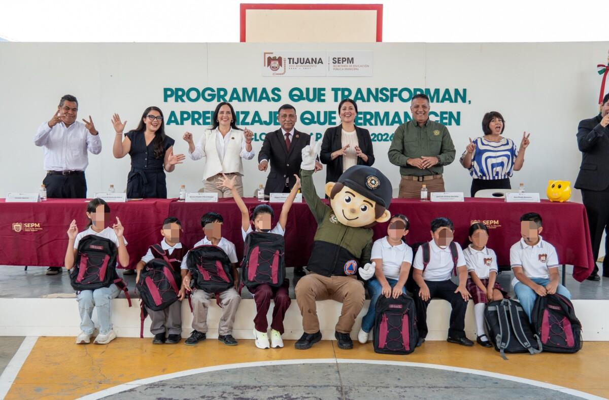Arrancó XXV Ayuntamiento de Tijuana ciclo escolar 2025-2026 en 14 escuelas municipales