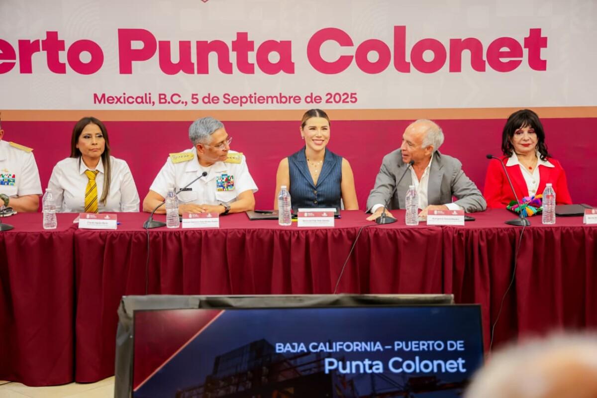 PUNTA COLONET ELEVARÁ LA COMPETITIVIDAD DE BC, IMPULSADO POR LA PRESIDENTA CLAUDIA SHEINBAUM: GOBERNADORA MARINA DEL PILAR