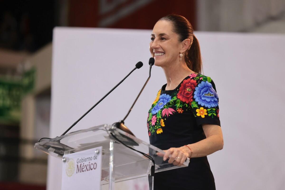 Cludia Sheinbaum hoy en Mexicali