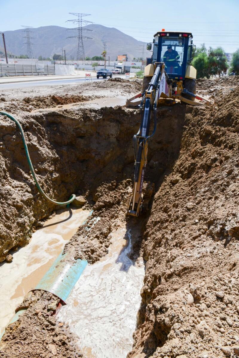 CESPT TRABAJA EN REPARACIÓN DEL ACUEDUCTO FLUJO INVERSO