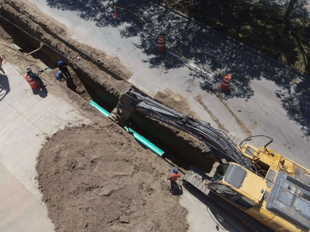 AVANZA CESPT 37% OBRA DE COLECTOR ORIENTE TRAMO PUENTE NEGRO-HOSPITAL GENERAL