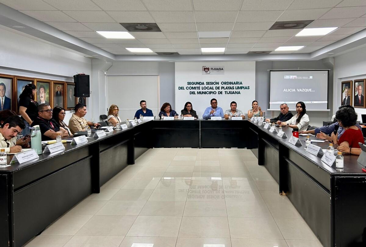 Realiza Gobierno Municipal de Tijuana segunda sesión ordinaria del Comité Local de Playas Limpias