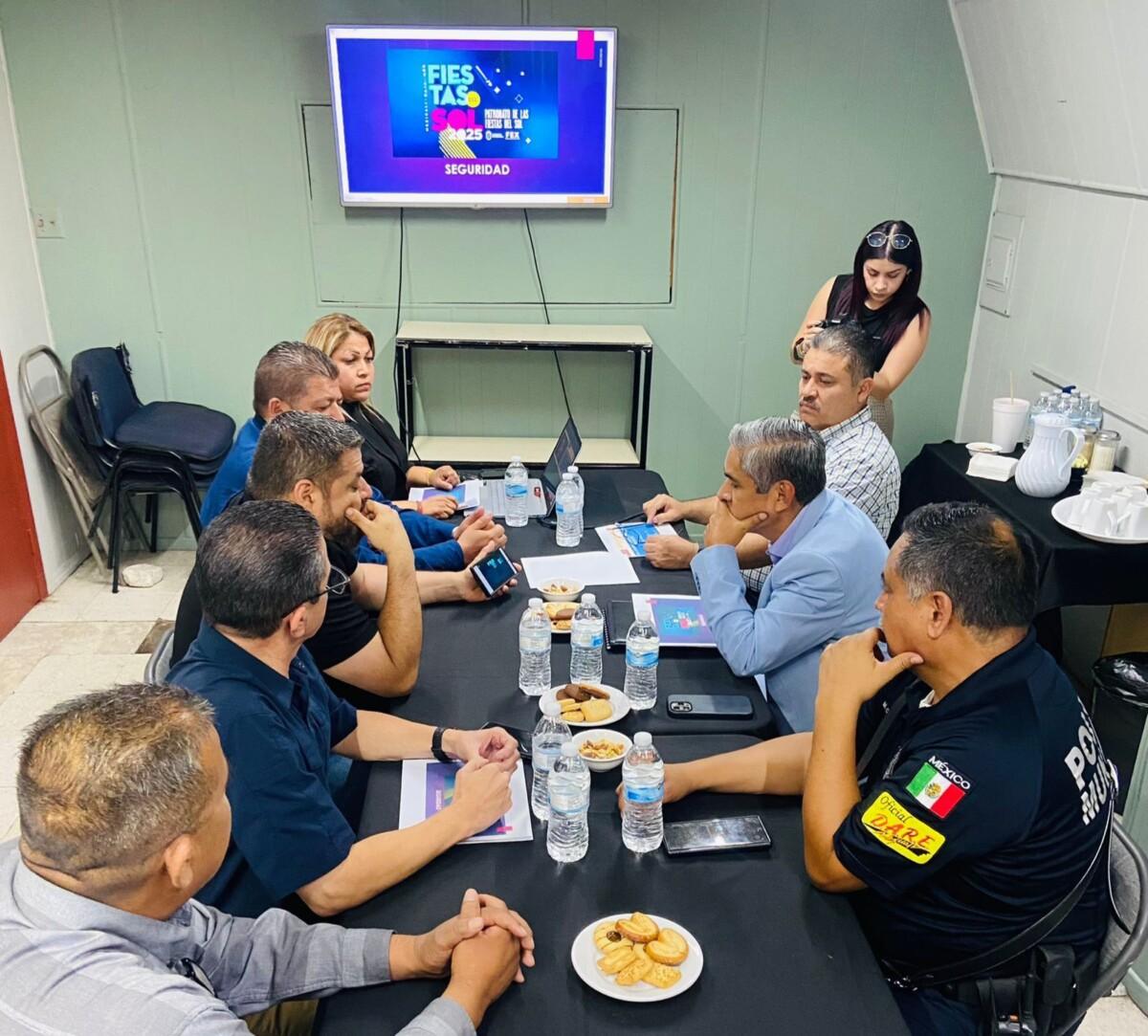 COORDINAN LABORES DE SEGURIDAD PARA FIESTAS DEL SOL