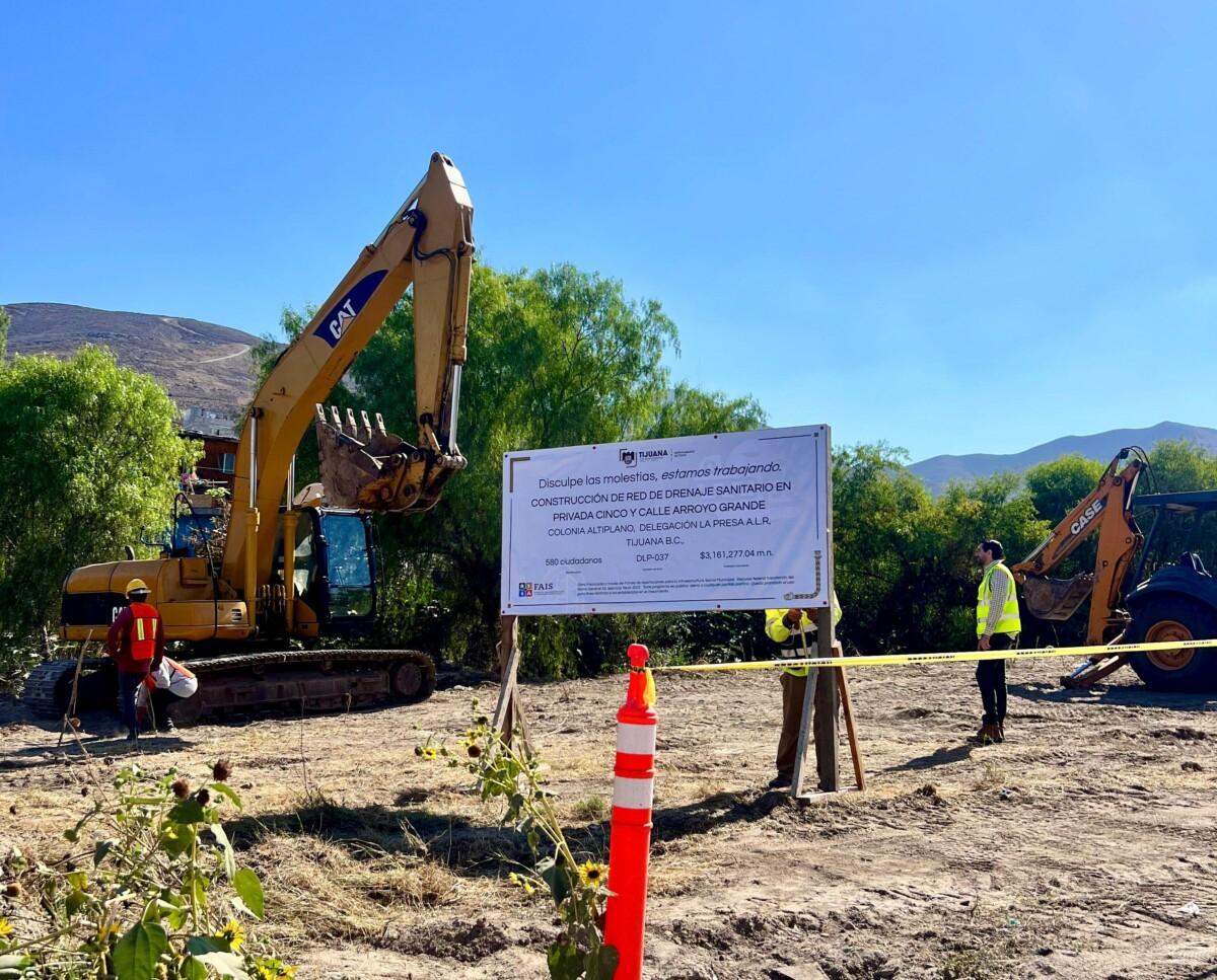 Arranca Gobierno Municipal obra de drenaje sanitario en la colonia Altiplano en beneficio de cerca de 600 personas