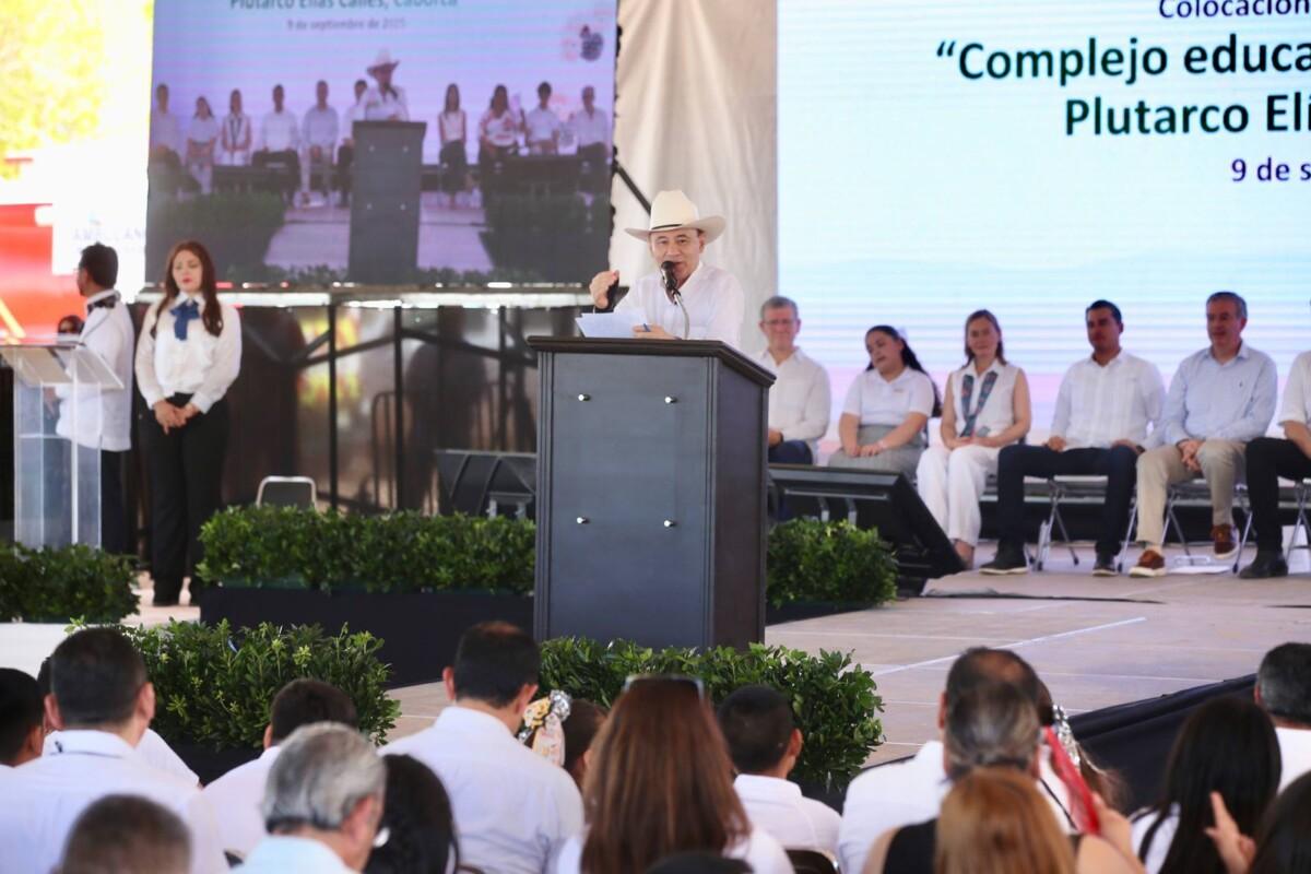 Gobernador Durazo consolida la transformación educativa en Caborca con arranque del proyecto de Hábitat Educativo