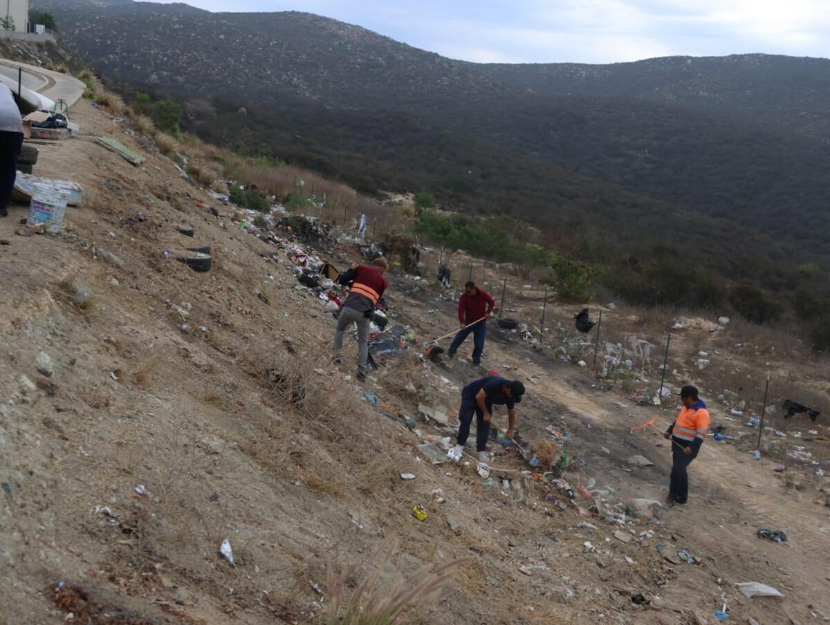 Fortalece Gobierno Municipal acciones de ‘Tijuana: Ciudad Limpia’ en colonias de La Presa Este, La Presa Abelardo L. Rodríguez y Cerro Colorado