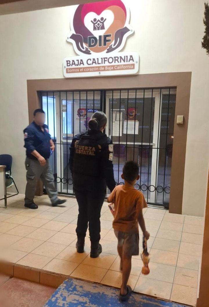 BRINDA PROTECCIÓN ESCUADRÓN VIOLETA A MENOR EN ESTADO DE VULNERABILIDAD EN TIJUANA