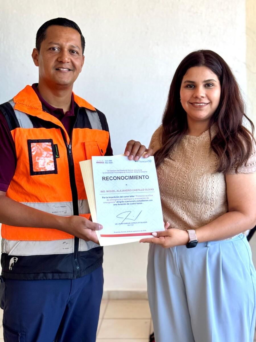 Gobierno de Sonora refuerza cultura de prevención en instituciones universitarias: UTGuaymas